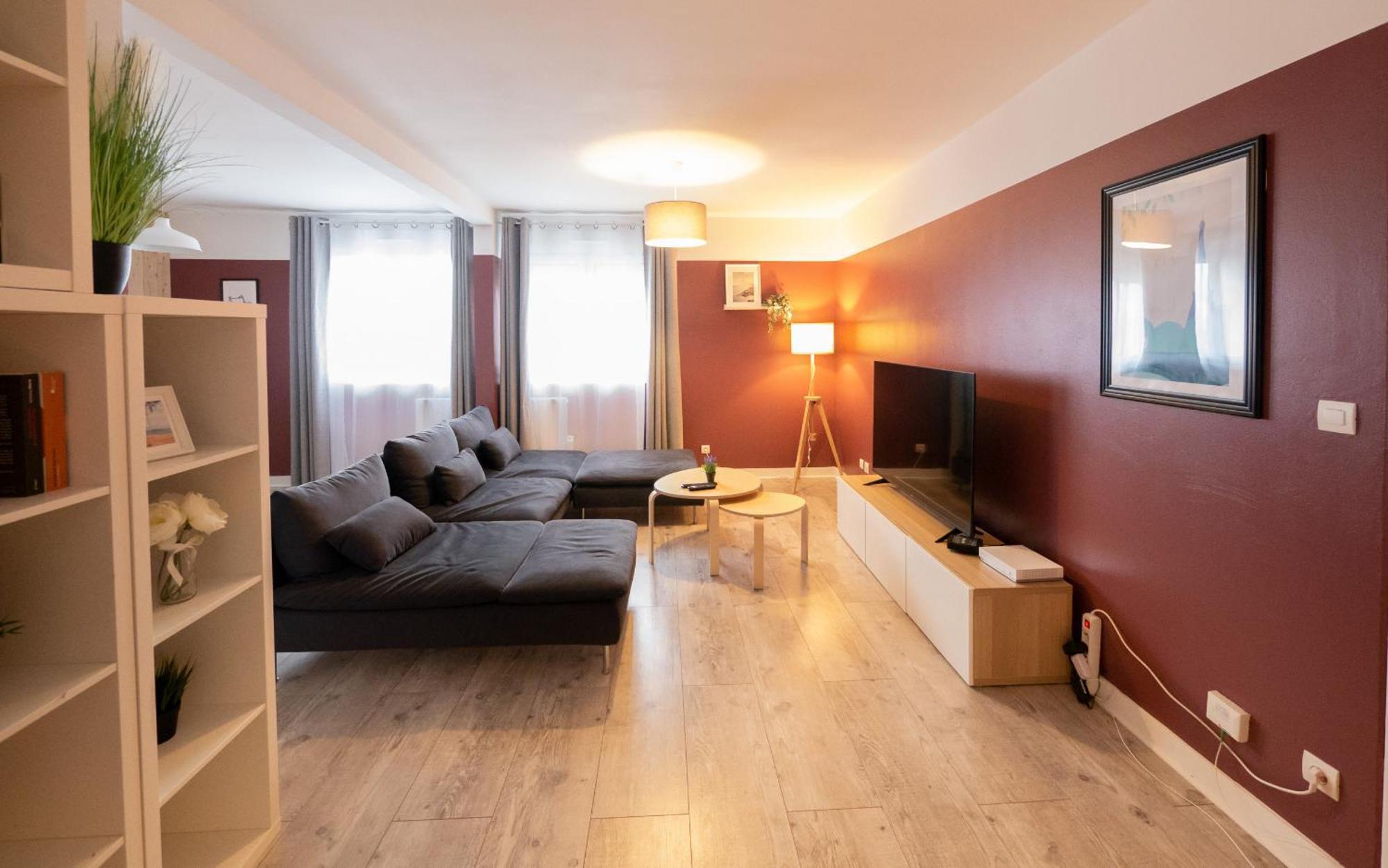 Le Grandiose - Gare - Parking - 6 Personnes - Reve Au Mans Apartment เลอม็องส์ ภายนอก รูปภาพ