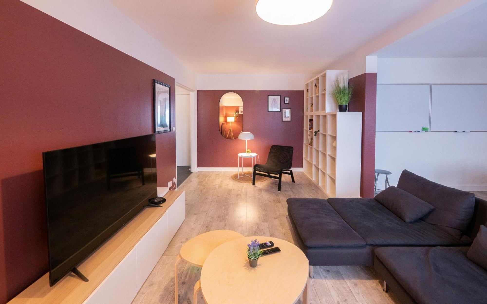 Le Grandiose - Gare - Parking - 6 Personnes - Reve Au Mans Apartment เลอม็องส์ ภายนอก รูปภาพ